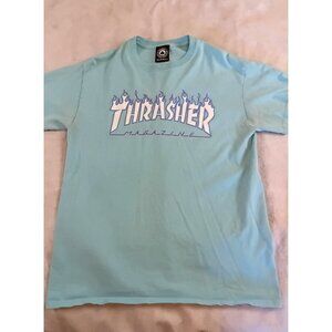 Thrasher Magazine Blue T-Shirt M Cotton San Francisco